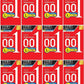 0.01mm Okamoto 3 pcs x 12 Set Extra Lube (L Size)